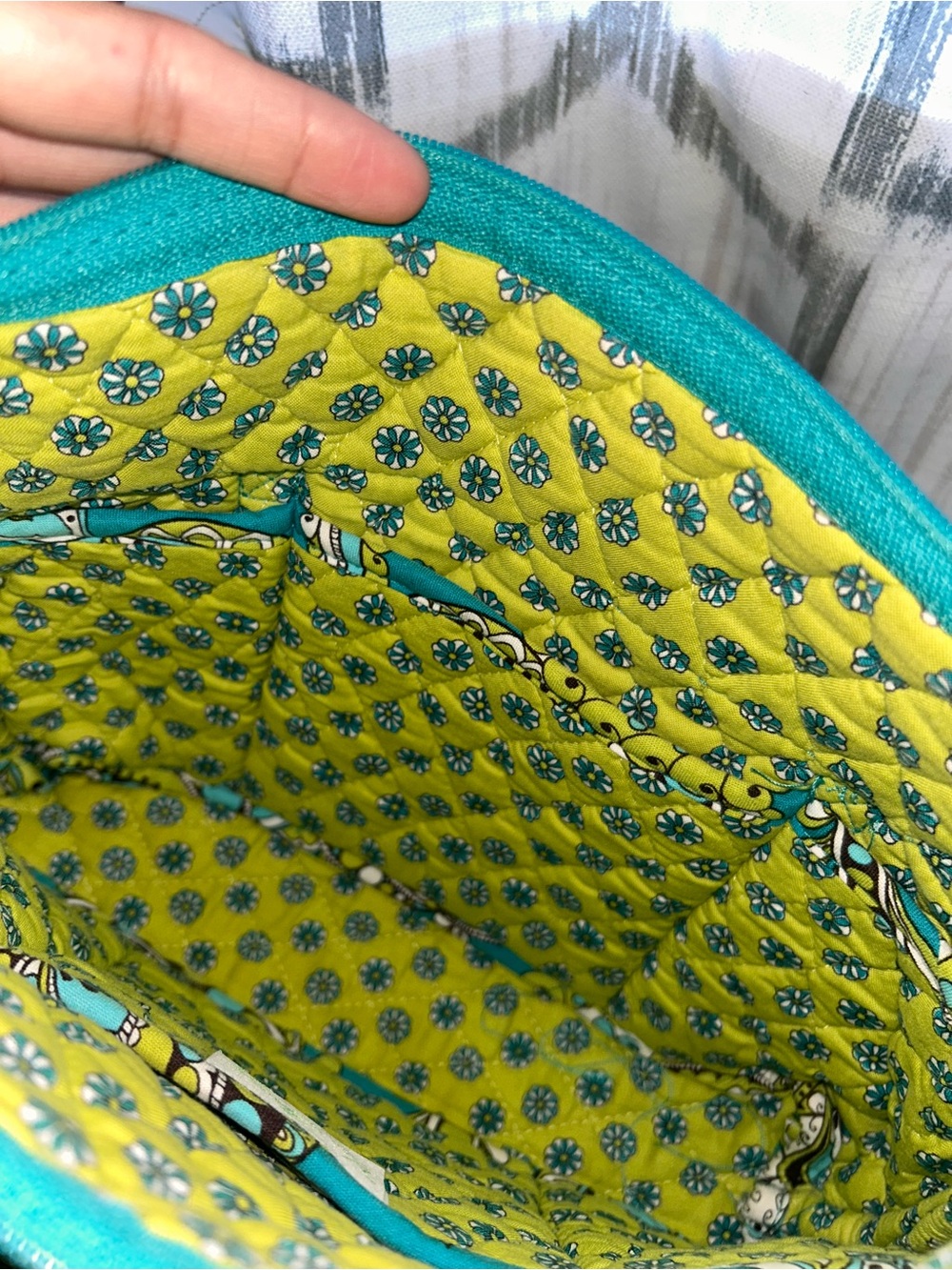 Vera Bradley Vintage Peacock Quilted Shoulder Bag - Picture 5 of 5